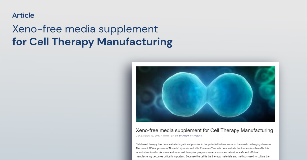 Xeno-free-media-supplement-for-Cell-Therapy-Manufacturing