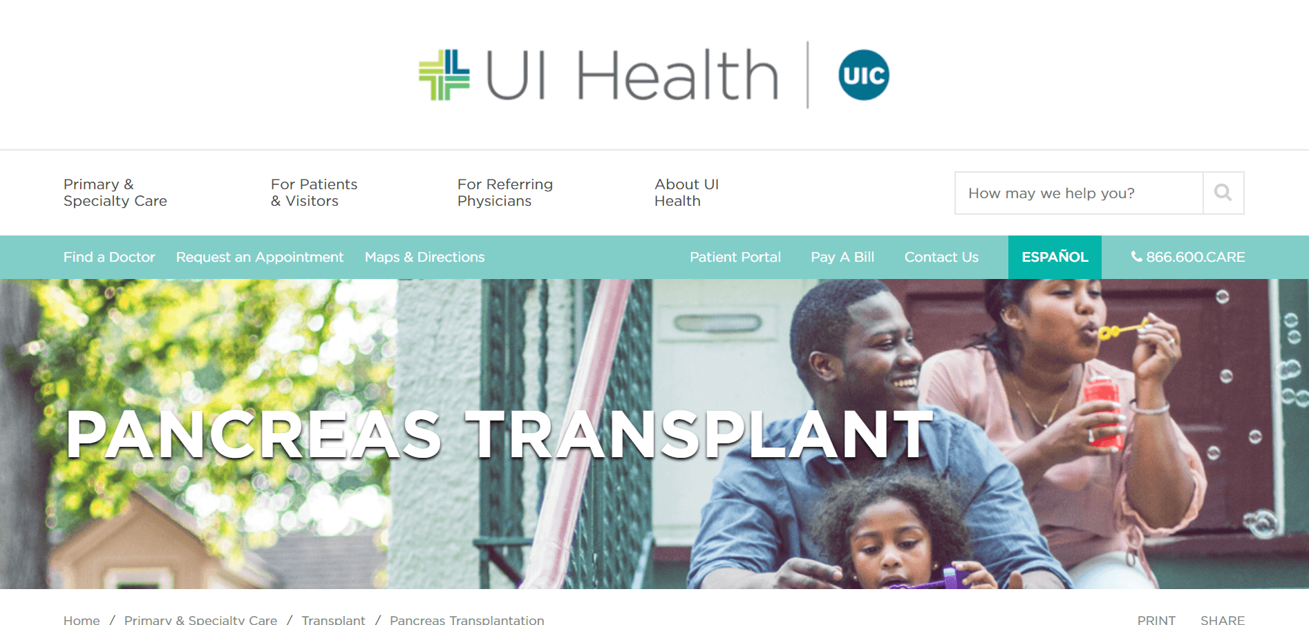 University of Illinois Health Pancreas Transplant 